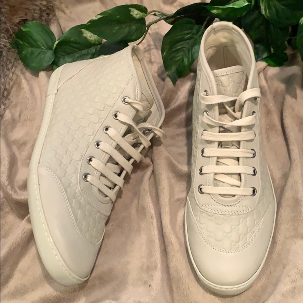 ❌TRADED❌ Gucci Guccissima Leather Hi-Top Sneaker - Picture 3 of 16